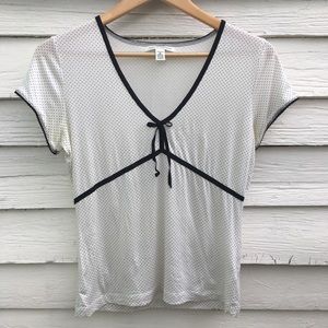 Banana Republic sz M Polkadot shirt